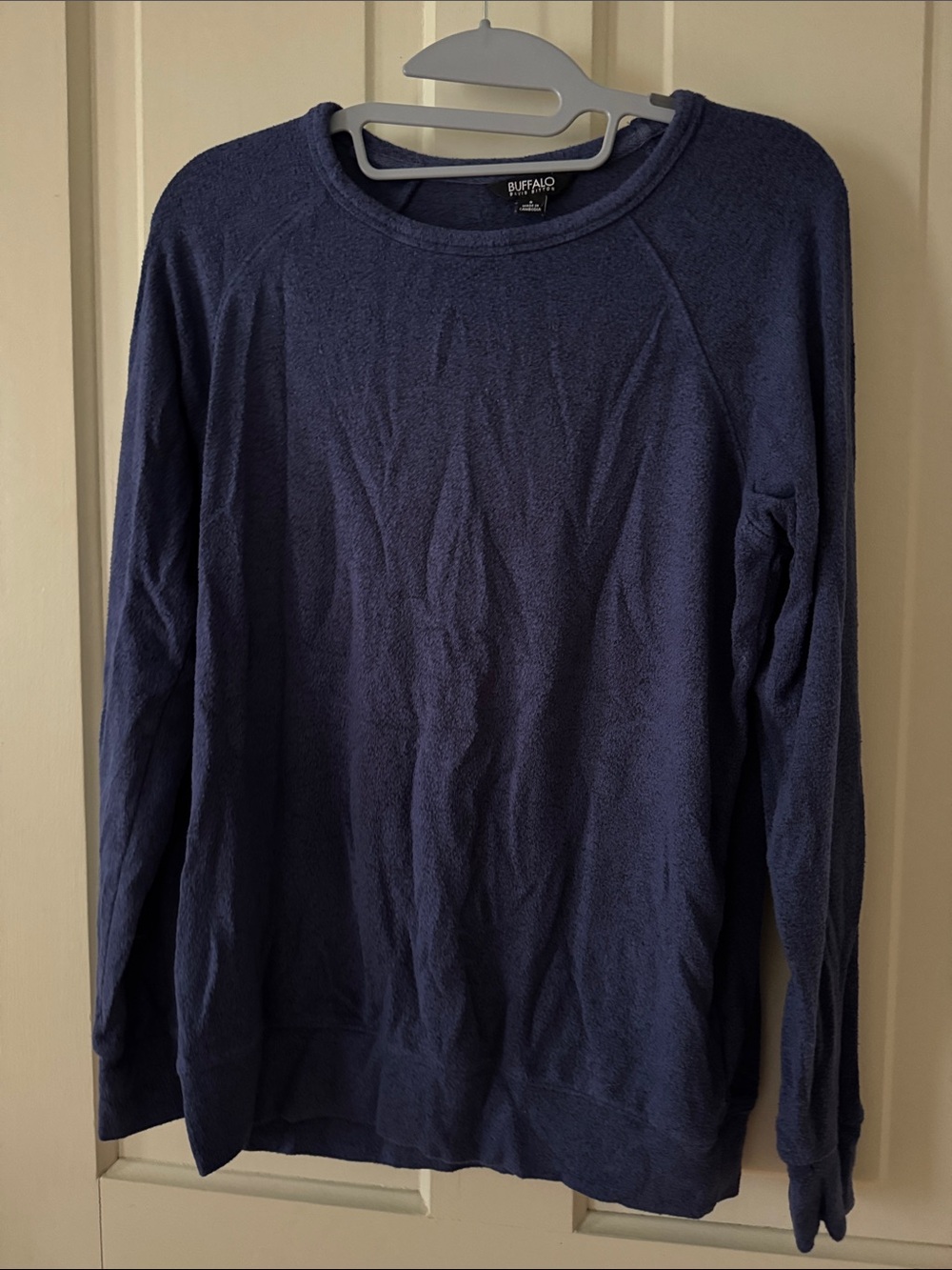 Buffalo David Bitton Navy Crewneck Sweater